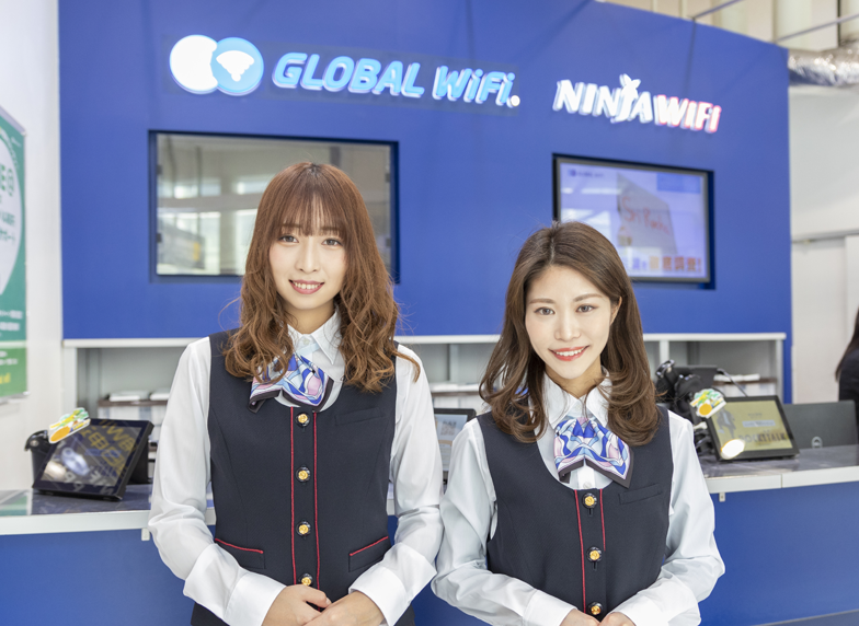 wifi 空港カウンター