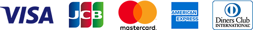 VISA,JCB,mastercard,AMERICANEXPRESS,DinersClub
