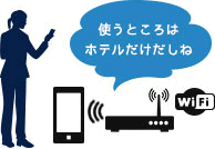 使うところはホテルだけだしね